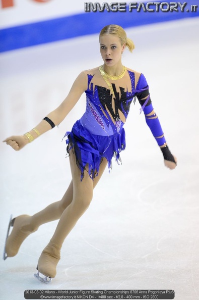 2013-03-02 Milano - World Junior Figure Skating Championships 8796 Anna Pogorilaya RUS.jpg